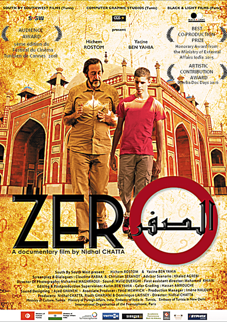 Poster of Feature Documentary Zero with leading actor and male supporting act including Awards