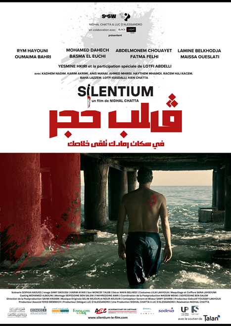 Movie Poster Silentium showing a man walking